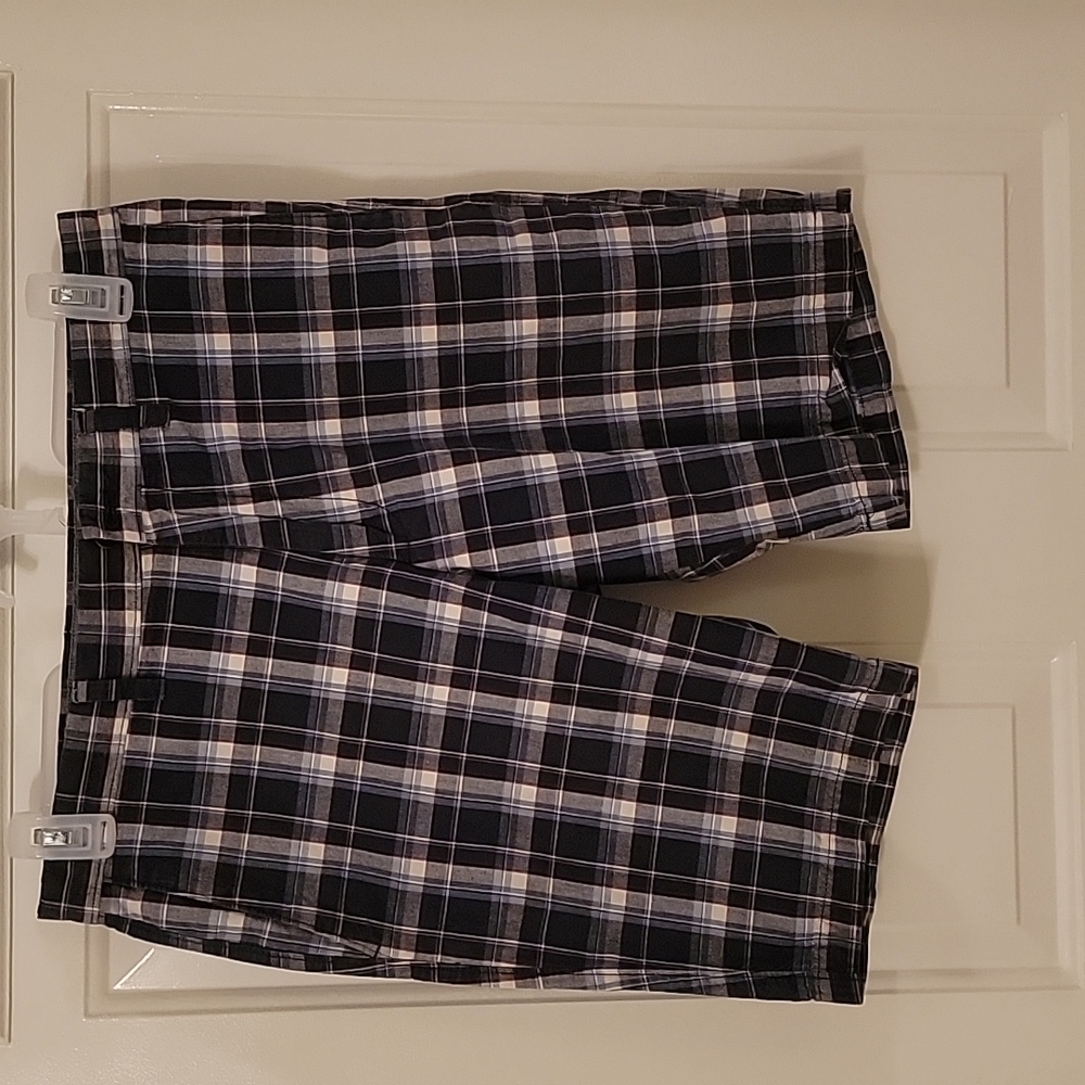 Banana Republic Mens Plaid Shorts